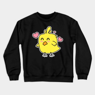 Cute Chicken Drawing Crewneck Sweatshirt